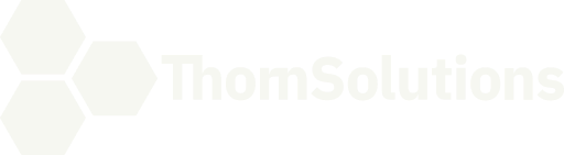 Logo de ThornSolutions a blanco